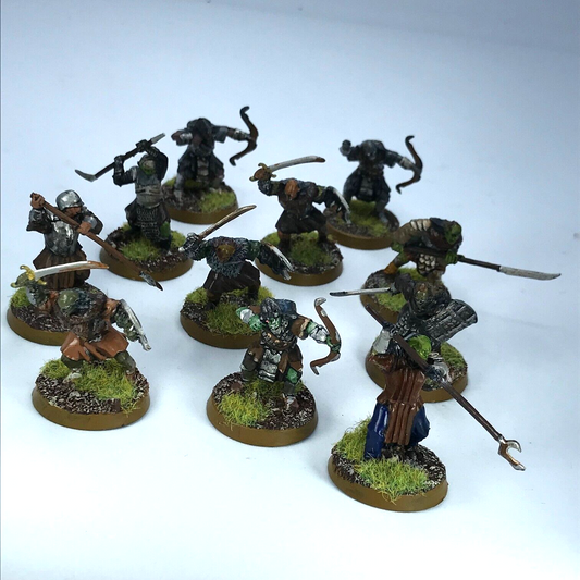 Mordor Orc Warriors - Painted - LOTR / Warhammer / Lord of the Rings C2864