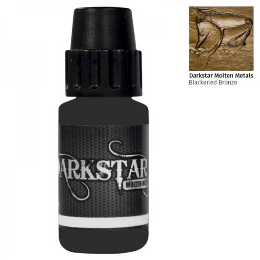 Blackened Bronze Darkstar Molten Metals Paint - 17ml Bottles New & Unopened