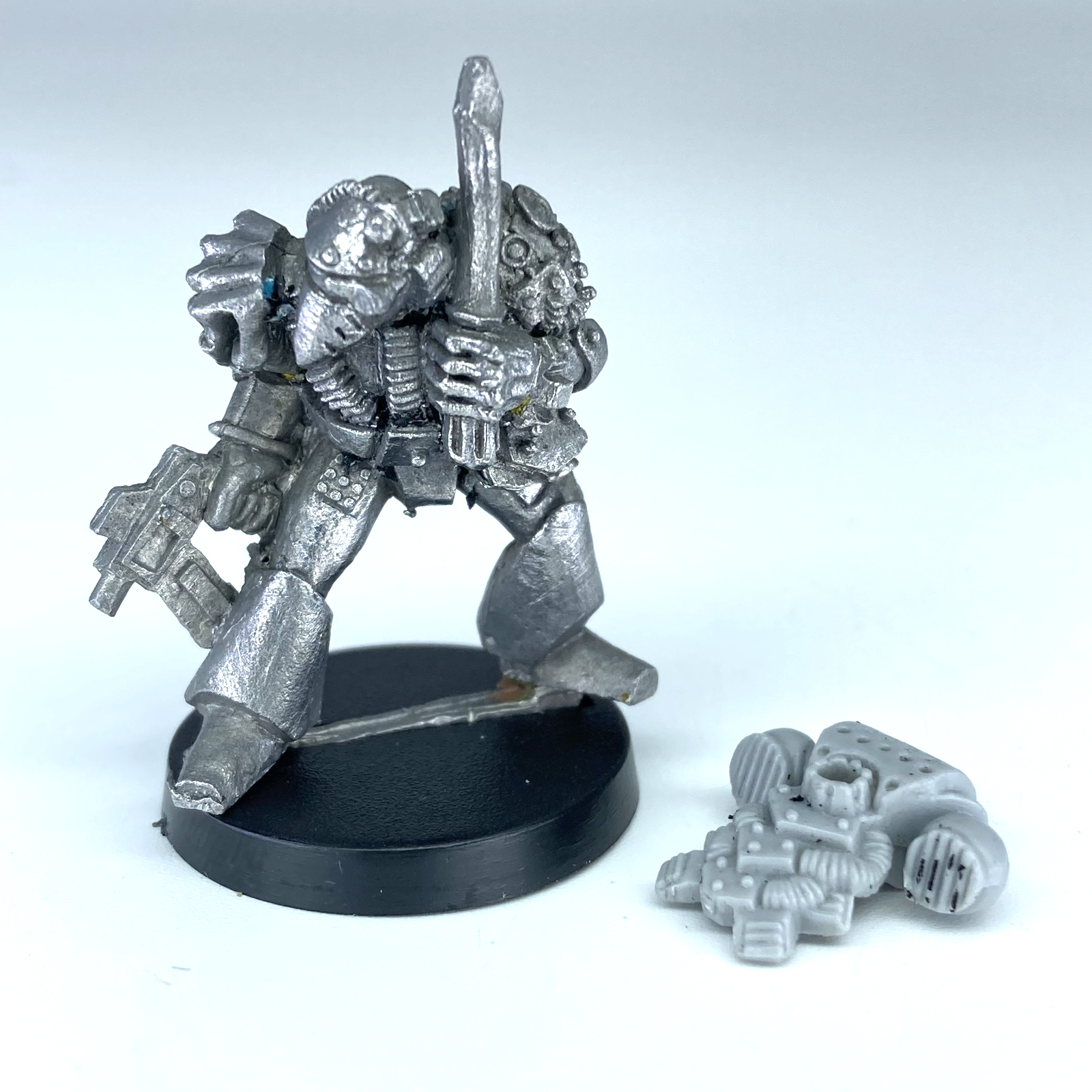 Imperial space marines techmarine - rogue trader 1989 warhammer 40k metal x19865