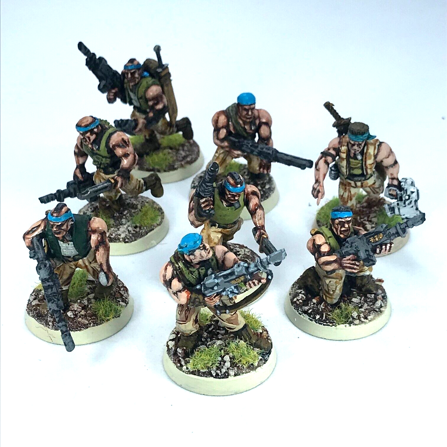 Imperial Guard Catachan Section Squad  - Painted - Warhammer 40K C1339