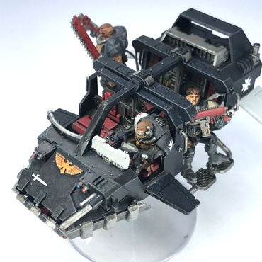 Black Templars Space Marine Scout Land Speeder Storm Warhammer 40K Painted