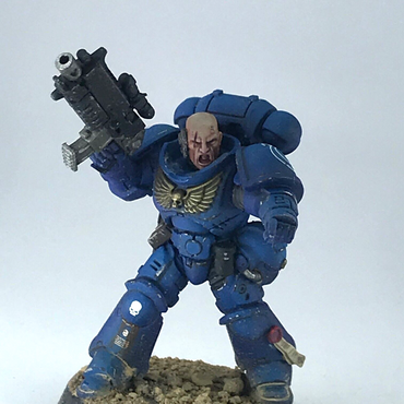 Ultramarines Primaris Lieutenant - Space Marines Warhammer 40K Painted C4552