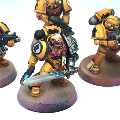 Imperial Fists Marine Squad Space Marines - Painted - Warhammer 30K 40K C3306