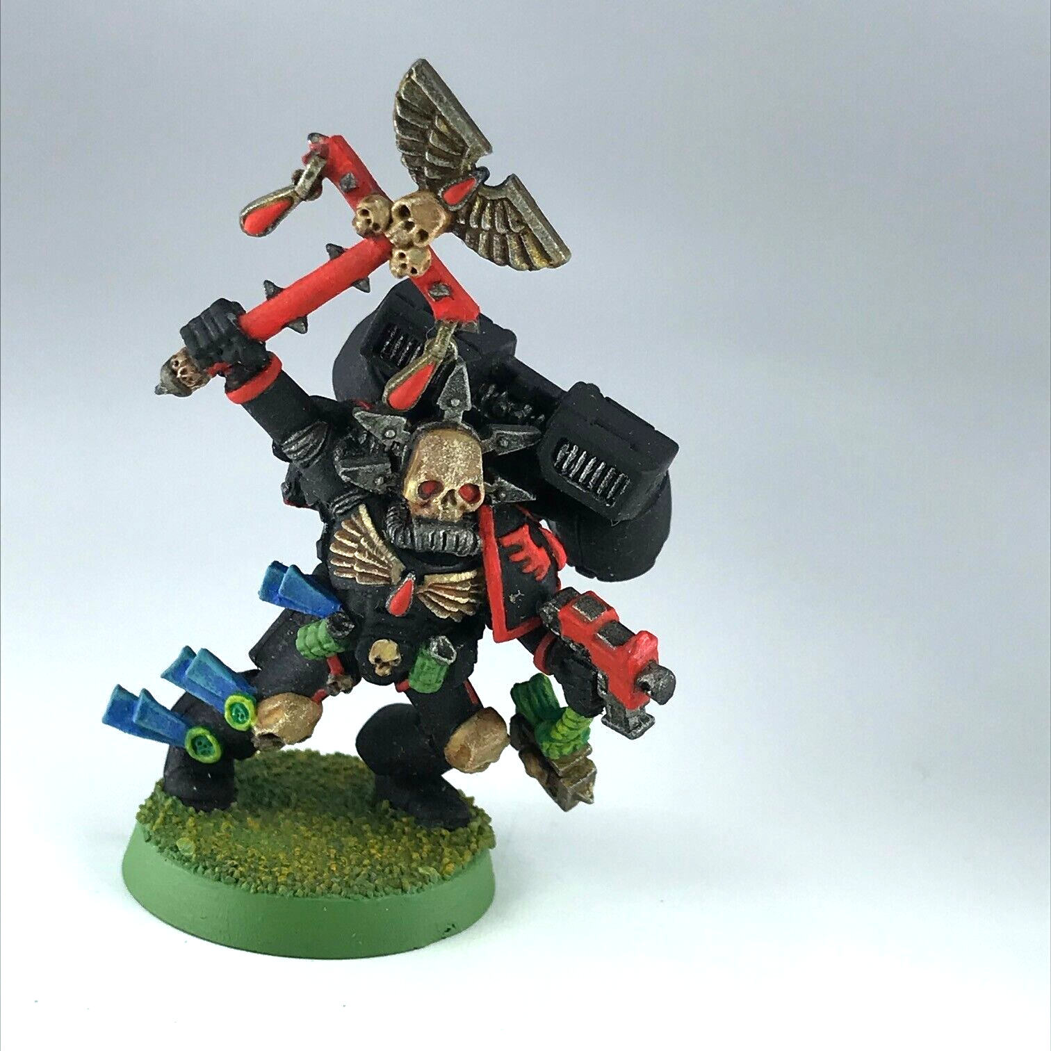 Blood angels chaplain space marines - warhammer 40k classic metal x10047