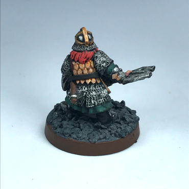 Metal Dwarf Khazad Guard LOTR - Painted - Warhammer / Lord of the Rings X3937