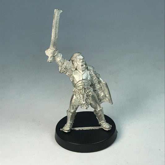 Metal Uruk Hai Captain Command LOTR - Warhammer / Lord of the Rings X966