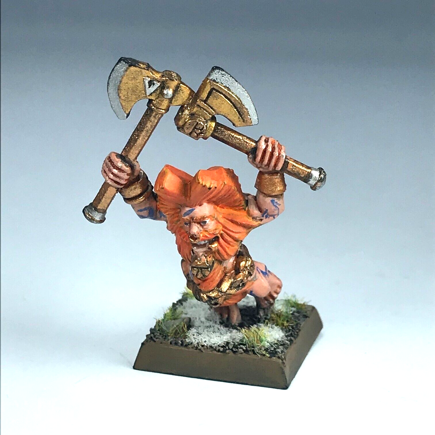 Classic Dwarf Troll Slayer Warrior - Painted - Warhammer Fantasy X10454