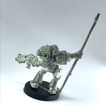 Company Standard Bearer Space Marine Warhammer 40K Classic Metal X3443