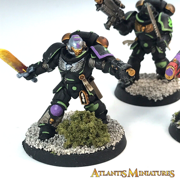 Painted Primaris Space Marine Squad - Warhammer 40K C1094