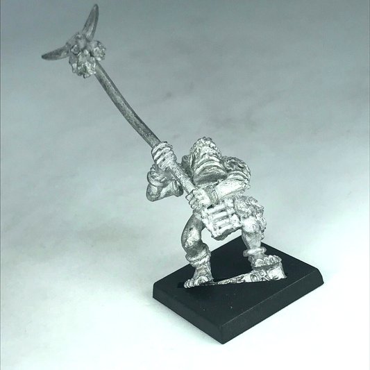 Classic Metal Savage Orc Standard Bearer Orcs Goblins - Warhammer Fantasy X9034