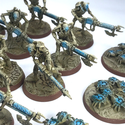 Necron Warrior Squad - Necrons Warriors - Painted - Warhammer 40K C3936