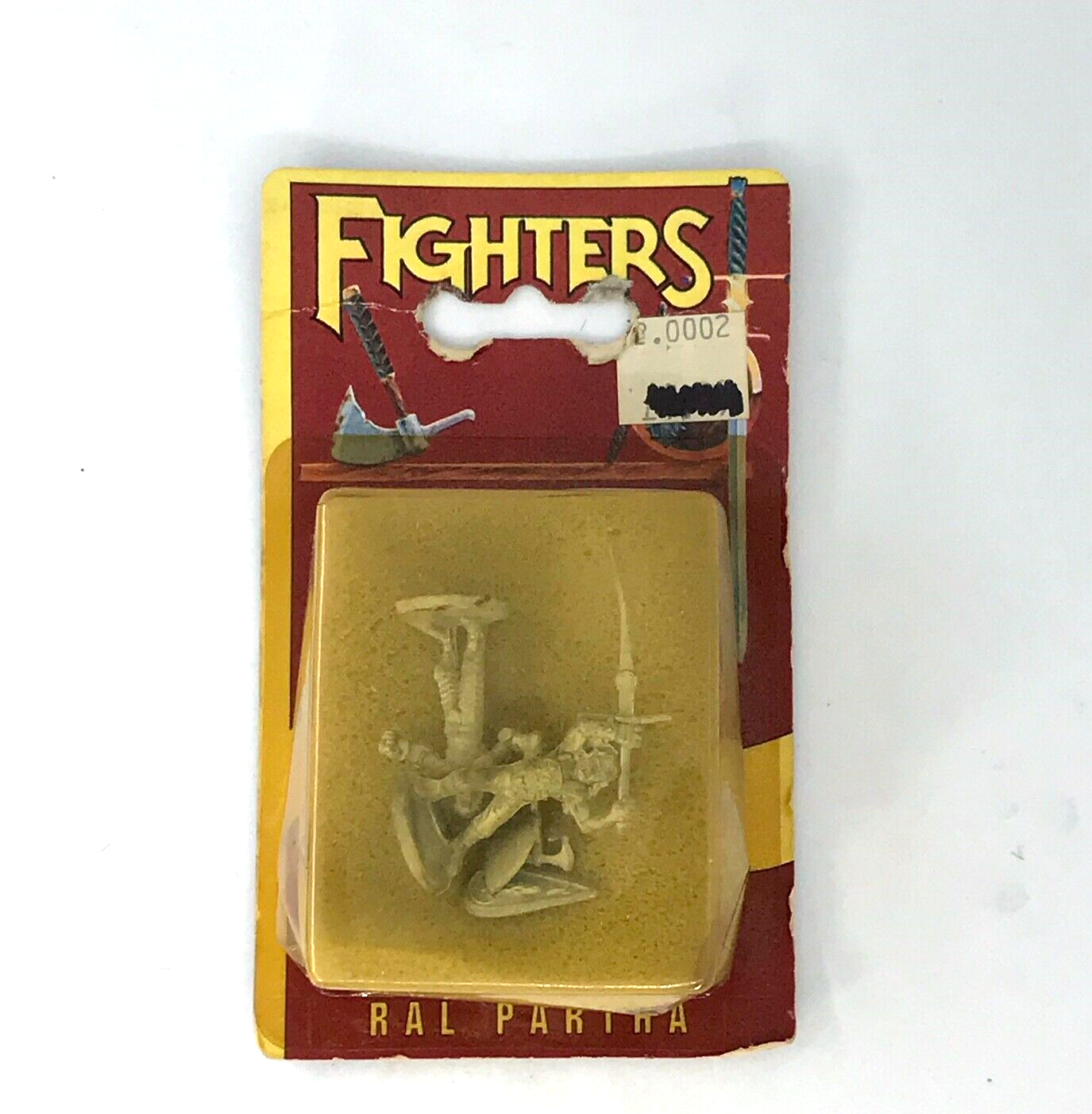 Ral Partha Fighters Fighter with Long Sword - Damaged Blister - Ral Partha C664