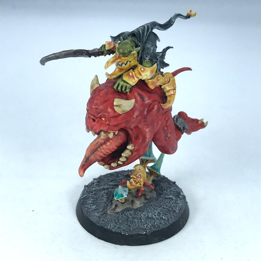 Loonboss on Giant Cave Squig Gloomspite Gits - Warhammer Age of Sigmar C3070