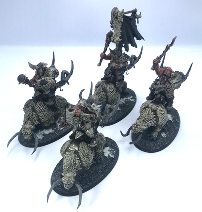 Mournfang Pack Ogor Mawtribes - Painted -Warhammer Fantasy Games Workshop BOX62