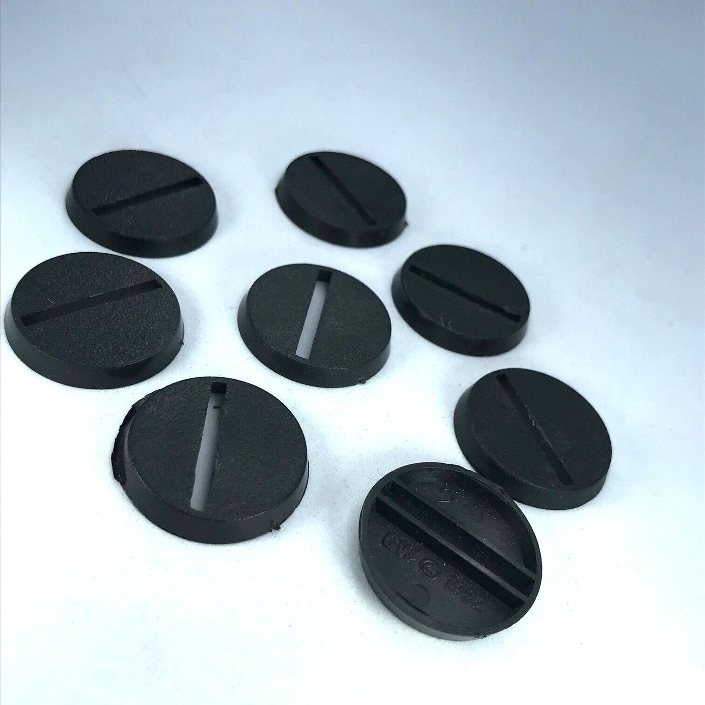 Original Games Workshop 25mm Round Bases Dated 1992 - Warhammer 40K X7406