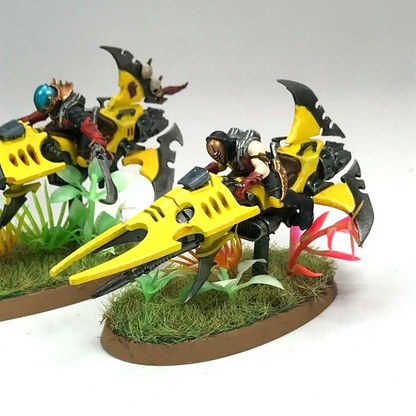 Reavers Reaver Bikes Dark Eldar Drukhari - Painted - Warhammer 40K C352