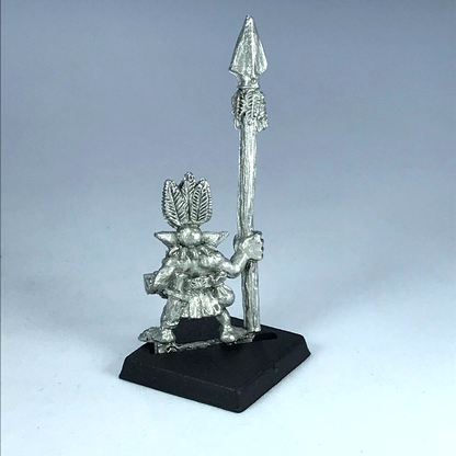 Forest Goblin with Spear Dated 1992 Orcs & Goblins - Warhammer Fantasy X13363