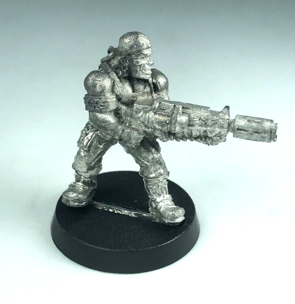 Imperial Guard Catachan with Melta Gun - Warhammer 40K Classic Metal OOP X627