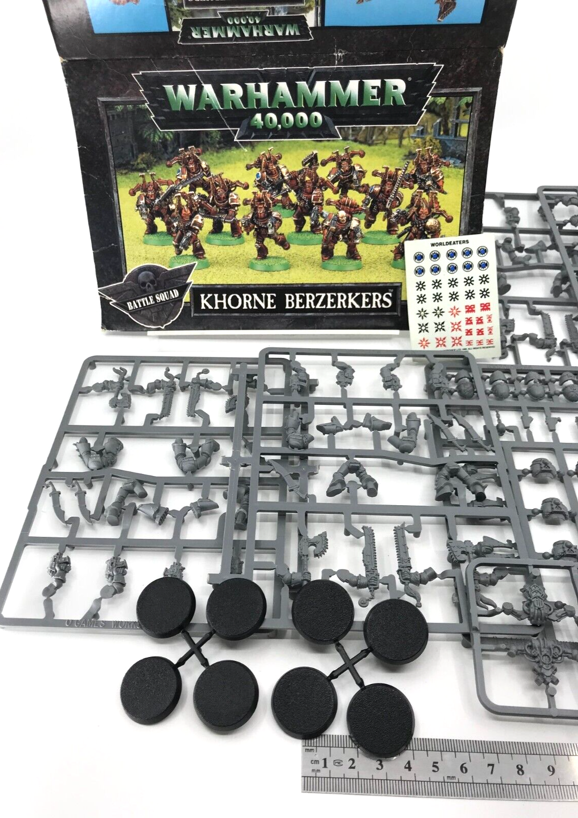 Classic Khorne Beserkers Chaos Space Marines Warhammer 40K Games Workshop TR5