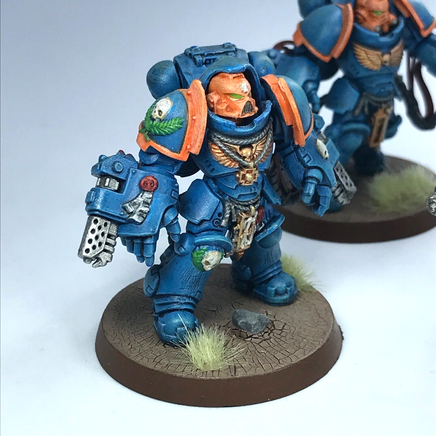 Space Marine Primaris Aggressors - Painted - Warhammer 40K C2419