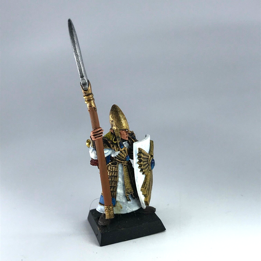 High Elves Lothern Seaguard with Spear - Painted Warhammer Fantasy Metal X5532