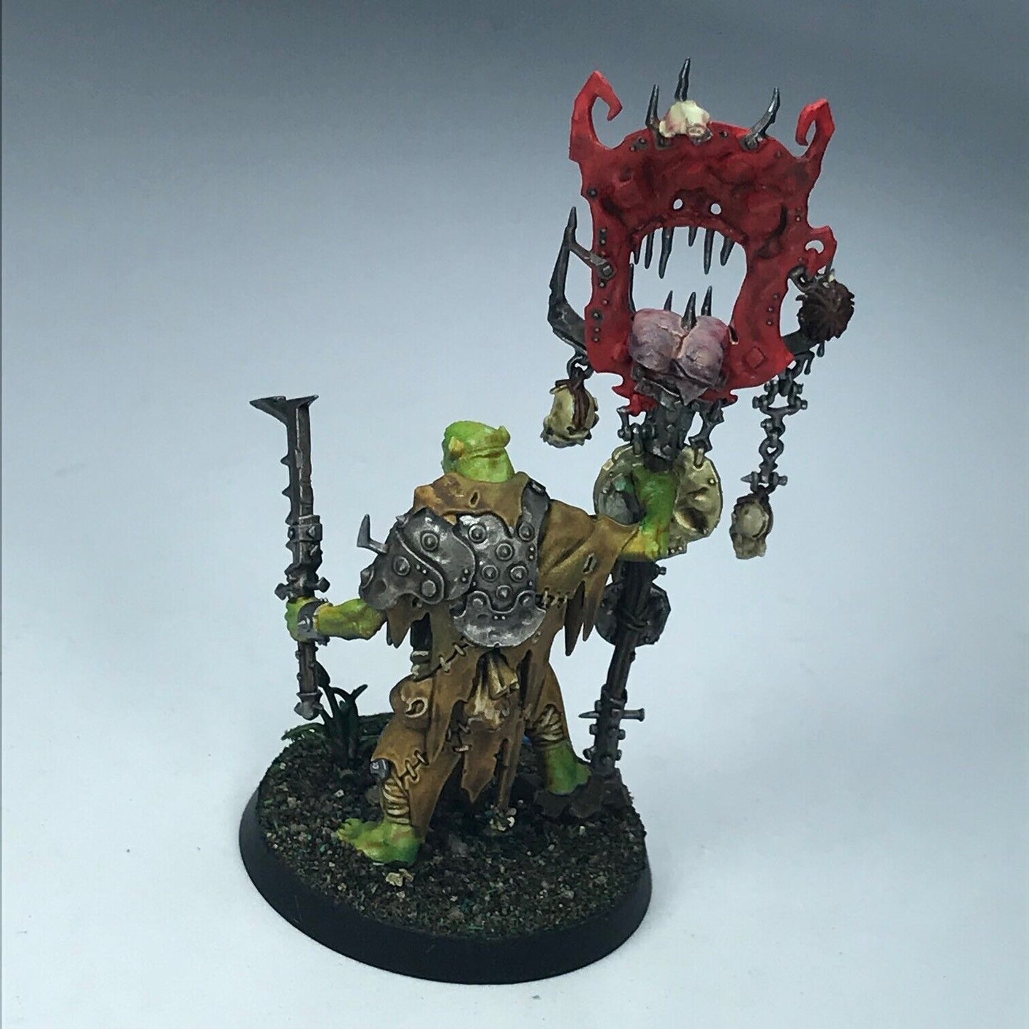 Murknob with Belcha-banna Orruk Warclans - Painted - Warhammer Age of Sigmar C47