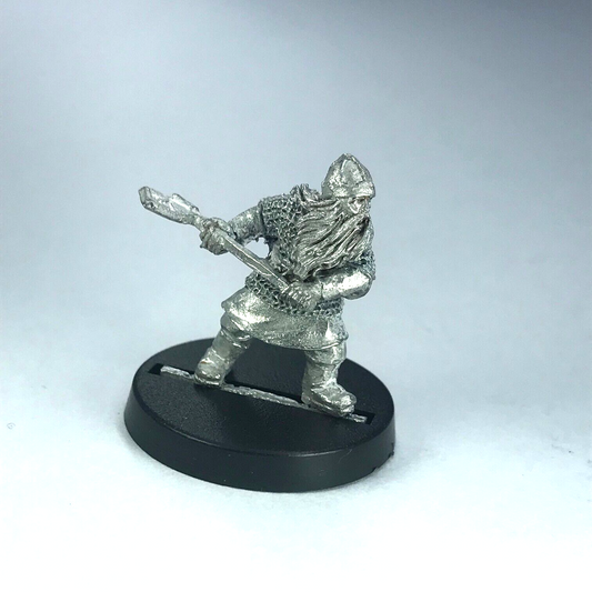 Dwarf Warrior with Axe & Shield OOP LOTR / Warhammer / Lord of the Rings X8770