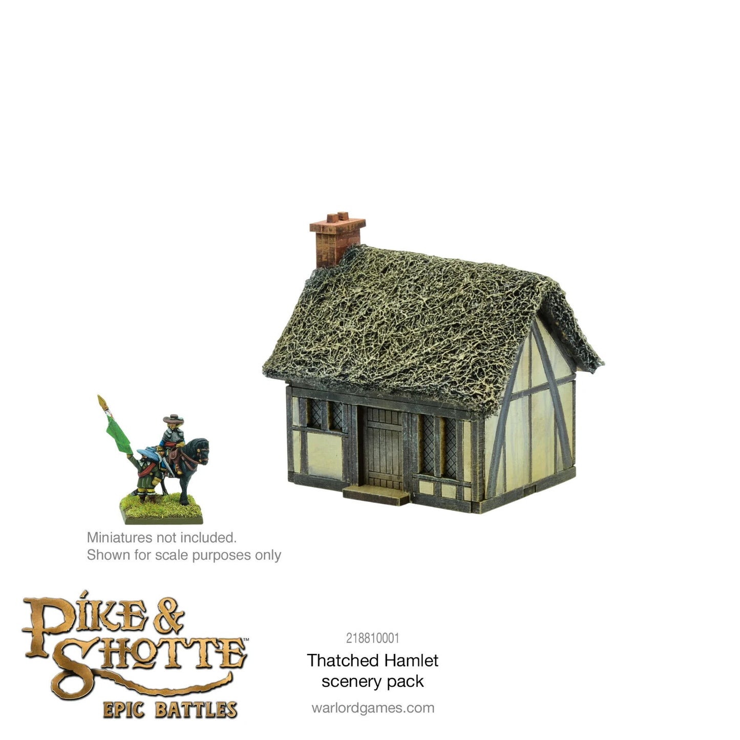 Thatched Hamlet Scenery Pack - Pike & Shotte Epic Miniatures Warlord Games
