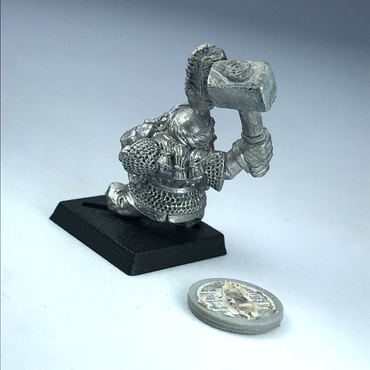 Dwarf Armoured Warrior - Citadel Warhammer Fantasy Classic Metal GW X128