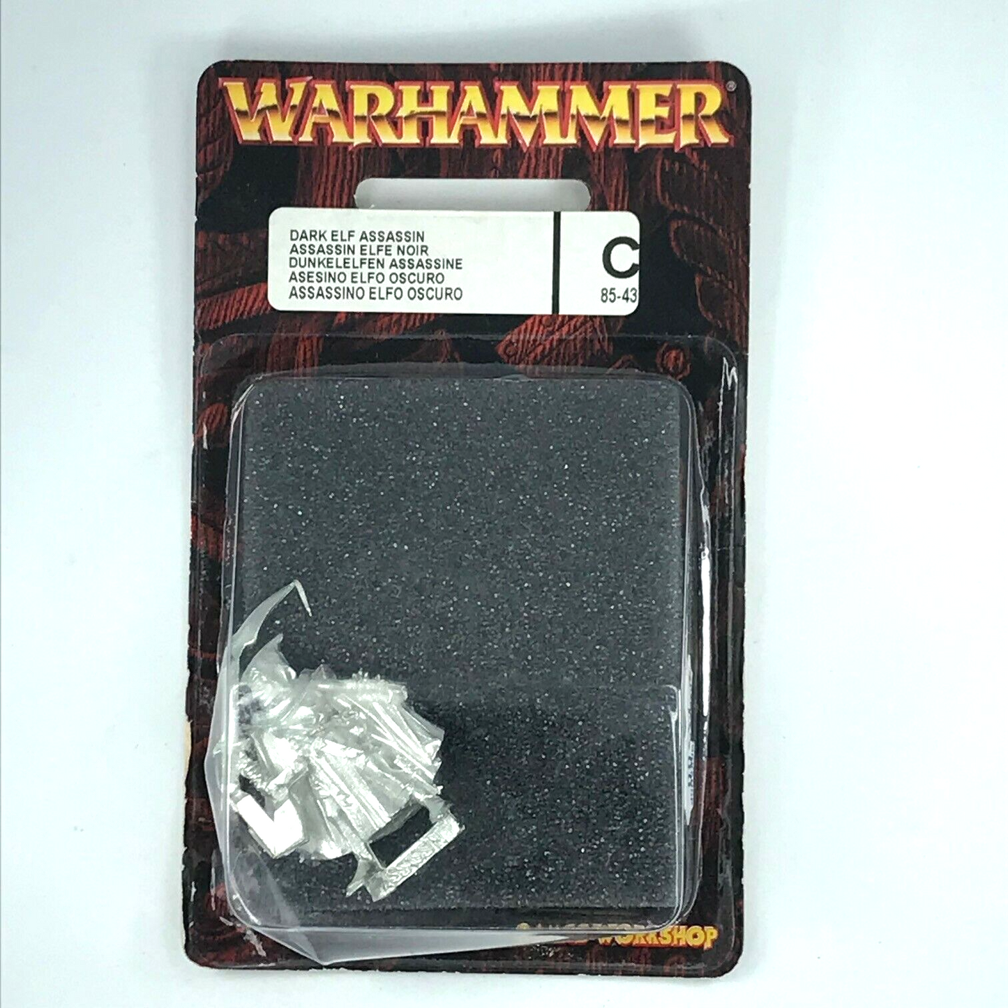 Metal Classic Dark Elves Elf Assassin Blister - Warhammer Fantasy C1405