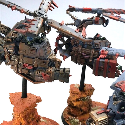 Converted Deffkoptas Space Orks - Painted - Warhammer 40K BOX164