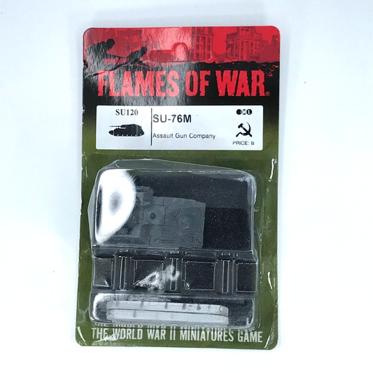 Metal Soviet SU-76M Assault Gun - Crushed Blister - Flames of War C677