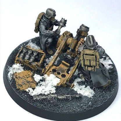 Death Korps of Krieg Mortar Team Astra Militarum - Warhammer 40K Painted C3797