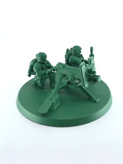 Cadian Heavy Bolter Team Imperial Guard - Painted - Warhammer 40K C2286