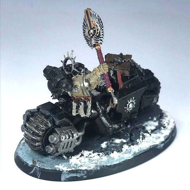 Space Marine Primaris Chaplain on Bike - Painted - Warhammer 40K C4056