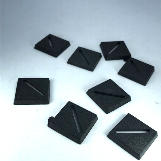 GW Original 20mm Slotted Square Bases - Dated 1992 - Warhammer Fantasy X3257