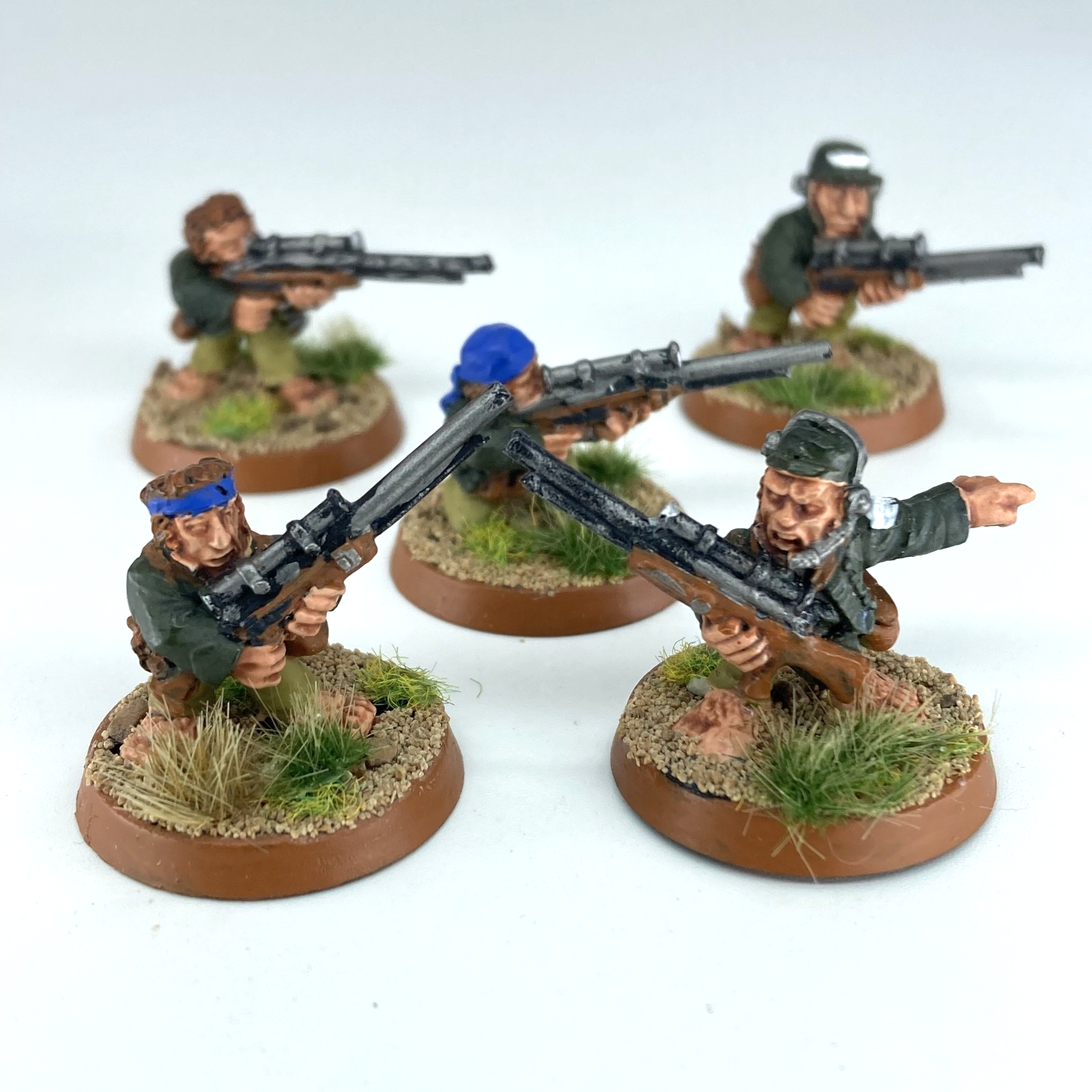 Figurine Warhammer 40k Vostroyan Sniper - Imperial Guard Metal - OOP Complète