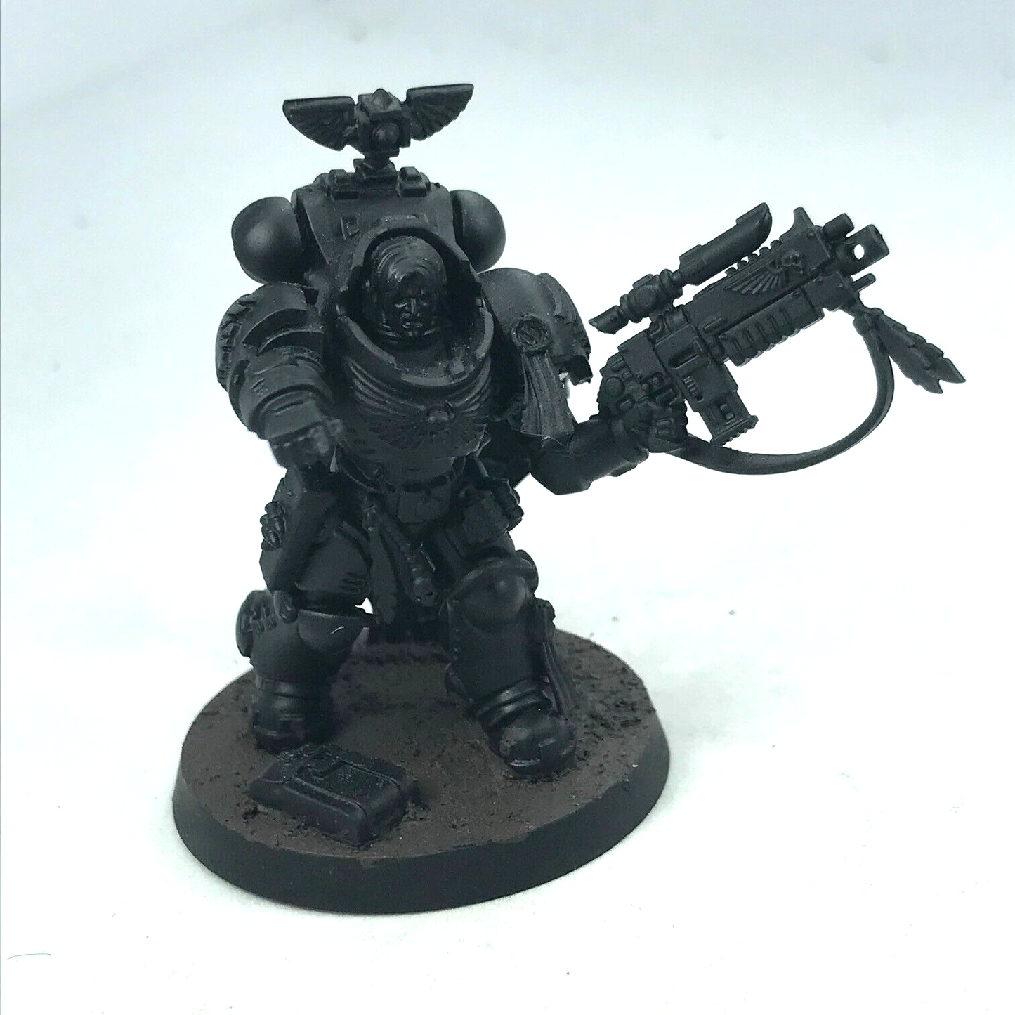 Space Marine Intercessor Captain HQ - Undercoated - Warhammer 40K X9959