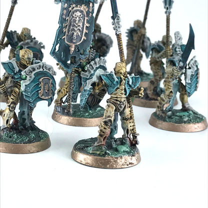 Mortek Guard Ossiarch Bonereapers - Painted - Warhammer Age of Sigmar C396