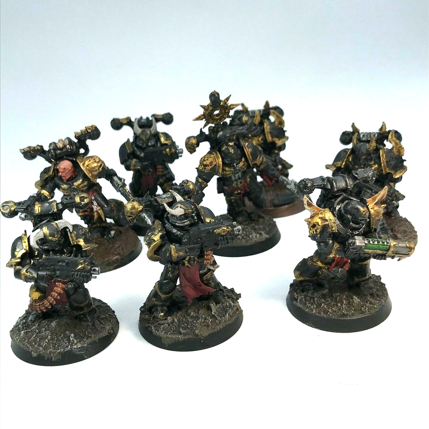 Chaos Space Marines Squad - Painted - Warhammer 40K C2129