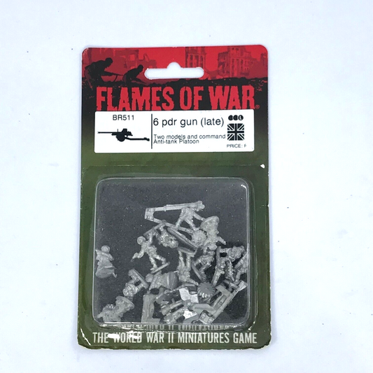 Allied British 6 Pdr Anti-tank Platoon Blister - Flames of War C718