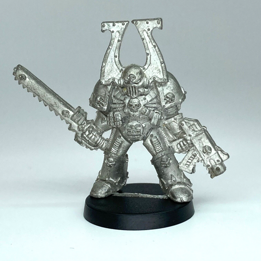 World Eater Space Marine Dated 1990 Rogue Trader - Warhammer 40K Metal X11055