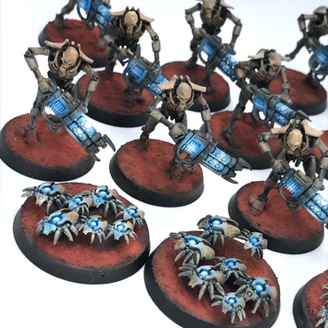 Necron Warriors Squadron - Warhammer 40K Games Workshop Painted C4092