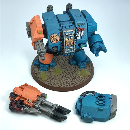 Space Marine Dreadnought Multiple Weapons - Painted - Warhammer 40K C2583