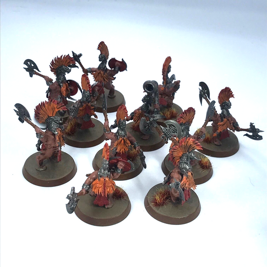 Vulkite Berzerkers Fyreslayer Dwarfs - Painted - Warhammer Age of Sigmar C3020