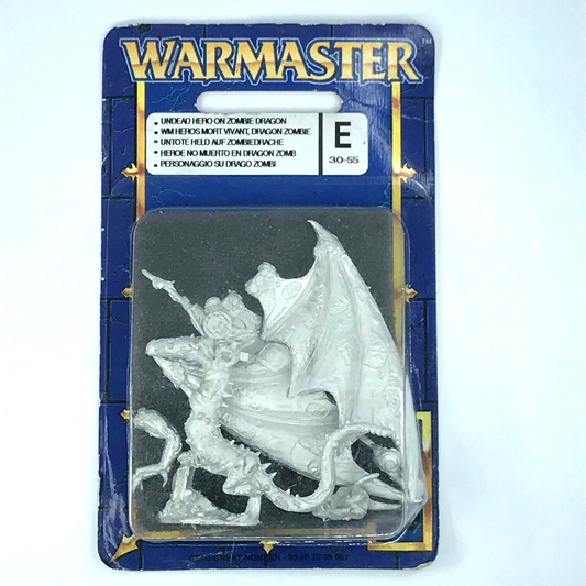 Metal Undead Hero on Zombie Dragon - OOP - Warmaster Warhammer C1138