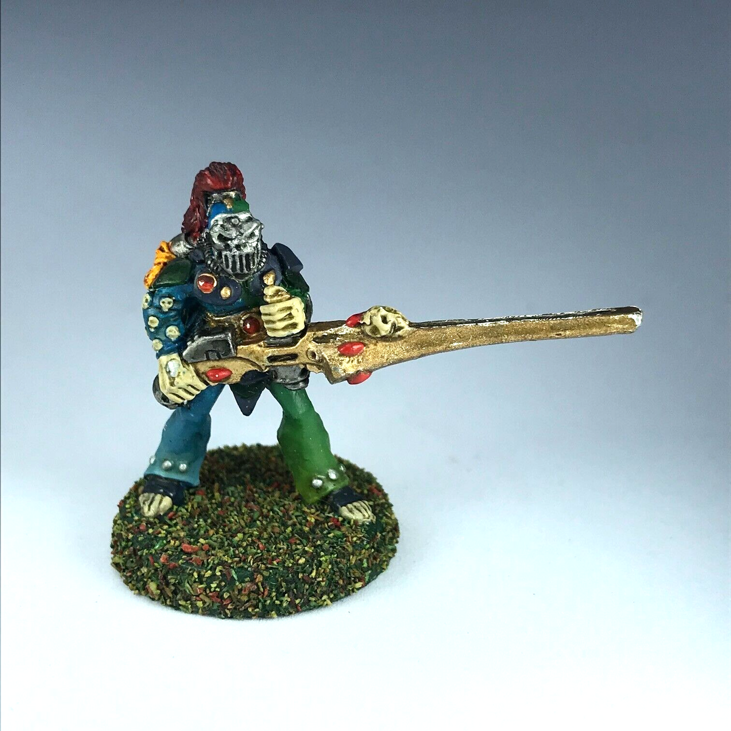 Classic Metal Eldar Harlequin Death Jester - Painted - Warhammer 40K X11859