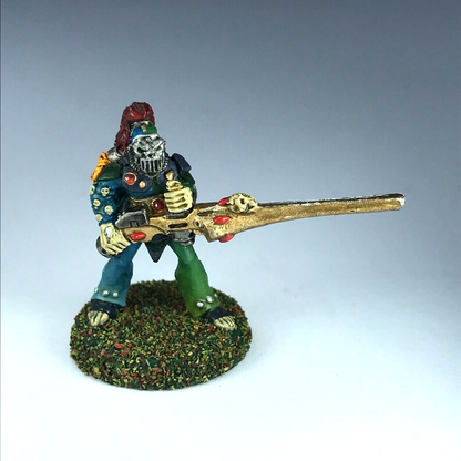 Classic Metal Eldar Harlequin Death Jester - Painted - Warhammer 40K X11859