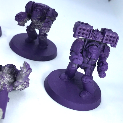 Space Marines Terminator Squad Rogue Trader - Warhammer 40K - Mostly Metal C4888