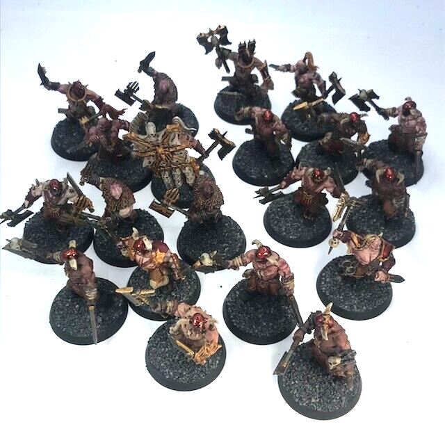 Khorne Bloodbound Bloodreavers Chaos - Painted - Warhammer Age of Sigmar C3511